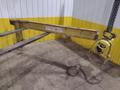1 TON RELIABLE WALL MOUNTED JIB CRANE W/ 1 TON BUDGIT HOIST W/ TROLLEY: YOBRO #25151