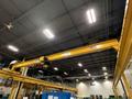10 TON x 48' SUPERIOR CRANE SINGLE GRIDER OVERHEAD BRIDGE CRANE WITH 10 TON R&amp;M HOIST: YOBRO #26276