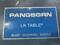 72” PANGBORN MODEL #6LK-7 ROTARY TABLE SHOT BLAST MACHINE, ONLY 962 HOURS: YOBRO #25200