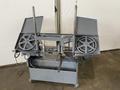 9" x 18" W. F. WELLS HORIZONTAL BANDSAW w/ DUAL COLUMNS. STOCK #0741422.