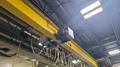 3 TON X 35' CRANEMANN SINGLE GIRDER OVERHEAD BRIDGE CRANE W/ KONECRANES ELECTRIC HOIST: STOCK #23443