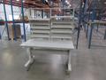 Work Bench, Heavy Duty Metal with Adjustable Shelving, Portable- Auction Item