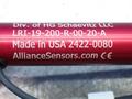 ALLIANCE SENSORS GROUP 2 LINEAR VARIABLE INDUCTIVE TRANSDUCER POSITION SENSORS  -  LRI-19-200-R-00-20-A
