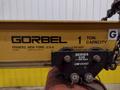 1 TON X 12&#039; X 7&#039; GORBEL FREE STANDING JIB CRANE W/ 1 TON CM LODESTAR ELECTRIC CHAIN HOIST: STOCK #23675