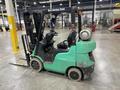 5000 LB MITSUBISHI MODEL #FGC25N LP GAS FORKLIFT: STOCK #78305