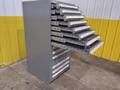 15 DRAWER STANLEY VIDMAR PARTS CABINET 30" X 27.5"X 60" : YOBRO 25552