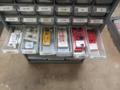 Carbide Lathe Turning Inserts, Many New, Lots of Types in Plastic Multi Bin Organizer- Auction Item