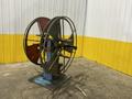 1,100 LB X 14" W GSW PULL OFF DOUBLE END COIL REEL UNCOILER: YOBRO #24860