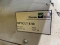 4" HIGH X 12" WIDE DIMTER OPTICUT MODEL #S50 CROSS-CUT AUTOMATIC WOOD SAW, NEW 2003: STOCK #22921