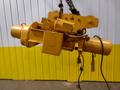 5 TON YALE MODEL #BE050X026L15S CABLE HOIST WITH POWER TROLLEY: STOCK #16590