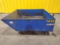 2000 LBS VESTIL MODEL HOP-LP HOPPER ROLLING DUMP CART W/ FORK POCKETS: STOCK #19444