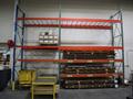 Pallet Racking (2) 16' H x 48" Uprights, Tear-Drop Style, (3) 8' Shelves, (4) 12' Shelves,  Wire Decking - NO CONTENTS- Auction Item