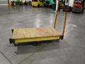 Antique Nutting Railroad Style Cart, 14" Center Wheels with 7" Swivel Wheels and Moveable Handles ***Vintage Nutting Brand Hardware***- Auction Item