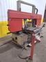 14" X 20.5" BOMAR MODEL #SL-520 SEMI-AUTOMATIC DUAL POST HORIZONTAL BAND SAW, 2003: STOCK #19577