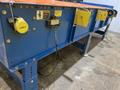 120&quot; X 44&quot; LEWCO POWERED ROLLER CONVEYOR WITH PNEUMATIC TRANSFERS: STOCK #19828