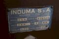 4HP INDUMA MODEL #4SA RAM TYPE VERTICAL MILL: STOCK #73329