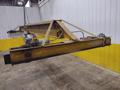 3 / 5 TON X 30' NORTH AMERICAN SINGLE GIRDER TOP RUNNING OVERHEAD BRIDGE CRANE &amp; COFFING HOIST: YOBRO #25275
