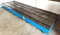 48&quot; x 144&quot; Bay Cast/Level-Tite Surface Plate, 7&quot; Thick, T-Slotted, Nice