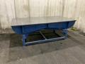 48" X 98" X 1 3/8" THICK CAST IRON SURFACE PLATE WITH STEEL STAND: STOCK #80808
