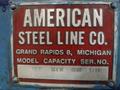 36&quot; X 36&quot; AMERICAN STEEL LINE AIR GRIP COIL FEEDER: STOCK #11425