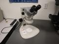 Nikon SMZ645 Stereo Zoom Microscope with Light Ring, .8-5X Zoom, 10X Eyepiece Lenses- Auction Item