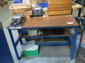Workbench w Lower Shelf- NO Contents Except Work Light- Auction Item