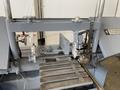 9" x 18" W. F. WELLS HORIZONTAL BANDSAW w/ DUAL COLUMNS. STOCK #0741422.