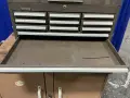KENNEDY, KNAACK 13 TOOL BOX COMPARTMENTS, 4 TOOL CABINET DRAWERS MACHINIST TOOL BOX, JOBMASTER ROLLING WORKBENCH ASSEMBLY  -  JOBMASTER 44
