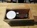 Central Scientific 1000g Triple Beam Weight Scale with Calibration Weights in Wooden Case- Auction Item