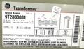 15 KVA General Electric Transformer, 480 Primary, 240 Secondary, 3 Phase