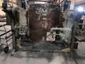 2009 Midan Industries 1000# motorized nose pour furnace with gas system , blower and controls