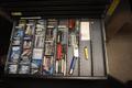 Huot 8 Drawer Tool Cabinet with Contents: Carbide End Mills, HSS End Mills, Lathe Turning Tools and More- Auction Item
