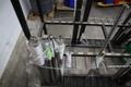 Vertical Material Storage Rack with Contents- Auction Item