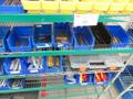 Perishable Tool, Large Assortment including Screw Gun Drill Tips, Taps, Drills, Sawzall Blades and MORE on 6-Shelf 60" x 18" x 78" Metal Wire Rolling Cart- Auction Item