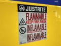 JUSTRITE 110 GAL FLAMMABLE STORAGE CABINET