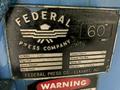 60 TON FEDERAL 60 OBI FLYWHEEL PRESS: STOCK #81234