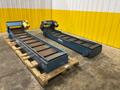 2X - 18" x 96" STEELTRAK MODEL T2-721-18" FLUTED PARTS CONVEYOR: YOBRO #24475