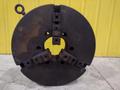 24&quot; 3-JAW WARNER &amp; SWASEY LATHE CHUCK, 7.25&quot; SPINDLE HOLE: STOCK #22028