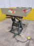 3800 LBS X 60" X 42" SOUTHWORTH MODEL #LS4-36 HYDRAULIC SCISSOR LIFT TABLE WITH ROLLER TOP, 110 VOLT: STOCK #20887