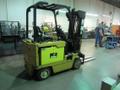 Caterpillar M50D-SA 5000 LBS Electric Forklift with Charger, Triple Mast, Cushion Tires, Side Shift, 48" Forks- Auction Item