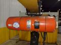 1 TON X 12&#039; X 7&#039; GORBEL FREE STANDING JIB CRANE W/ 1 TON CM LODESTAR ELECTRIC CHAIN HOIST: STOCK #23675