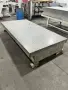 USED 8' X 4' X 14" GRANITE SURFACE PLATE WITH DRILLED AND TAPPED HOLES