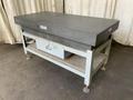 36" X 72" PRATT AND WHITNEY BLACK GRANITE SURFACE PLATE W/ STAND: STOCK #81387