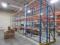 Pallet Racking - (2) Back to Back Bays: (9) 14'H x 42" (3) 16'H x 42" Uprights, Teardrop Style, (30) 8' Shelves, Wire Decking- *NO CONTENTS*- Auction Item