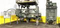 3&quot; BCP MODEL #A4-7620 3-WHEEL COIL BAR PASS -THROUGH BLAST MACHINE, RECLAIM &amp; DUST COLLECTOR: STOCK #20000
