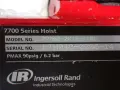 INGERSOLL RAND 90PSIG MAX INDUSTRIAL AIR CHAIN HOIST  -  7756E-2K15-K108