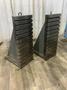 (2) 43-3/4" X 17-5/8" X 26-1/4" T SLOTTED ANGLE PLATES: STOCK #81167