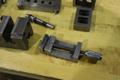 Workholding Assorted Items: (2) Vises, Keyless Drill Chuck, Blocks, Adjustable Work Stands, Sine Bar, and More- Auction Item