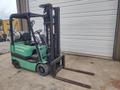 3000 LB MITSUBISHI MODEL #FGC15K 3-STAGE LP FORKLIFT: YOBRO #24166