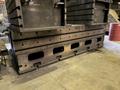 24" WIDE X 128" LONG X 36" TALL T-SLOTTED BOX TYPE HEAVY DUTY RISER SET(3X TOTAL). STOCK #0548726